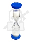 Klepsydra 1 minuta - 60 sekund plastikowa niebieska - klepsydry sandtimer
