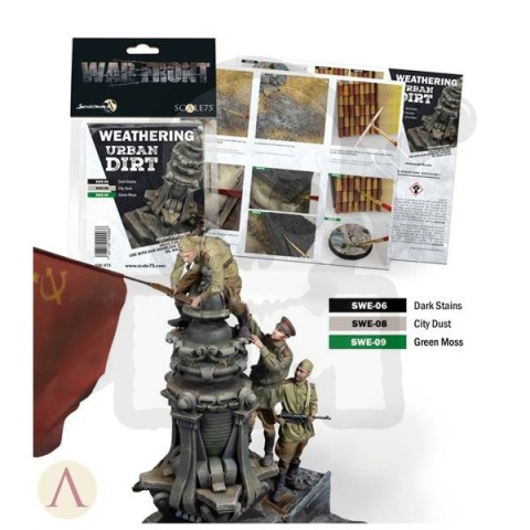 Scale 75: Urban Dirt Paint Set - zestaw 3 washy olejowych
