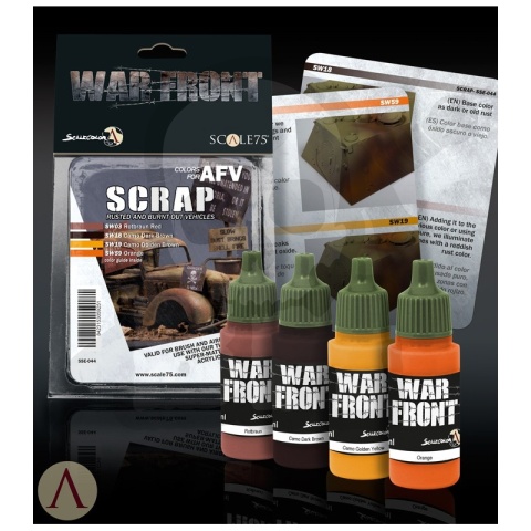 Scale 75: Scrap Paint Set - zestaw 4 farb akrylowych