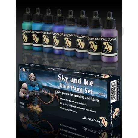 Scale 75: Sky and Ice Paint Set - zestaw 8 farb akrylowych