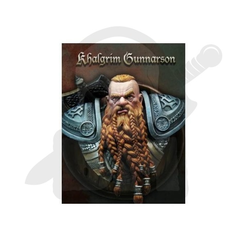 Scale 75: Popiersie w skali 1:10 - Khalgrim Gunnarson - żywica