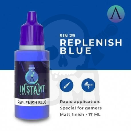 Scale 75: ScaleColor: Instant - Replenish Blue farba akrylowa 17 ml