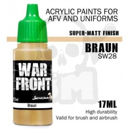 Scale 75: ScaleColor: WarFront - Braun - farba akrylowa 17 ml