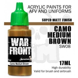 Scale 75: ScaleColor: WarFront - Camo Medium Brown - farba akrylowa 17 ml