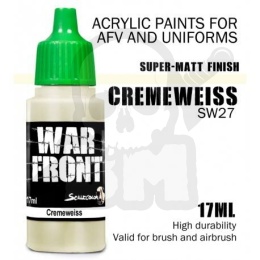 Scale 75: ScaleColor: WarFront - Cremeweiss - farba akrylowa 17 ml