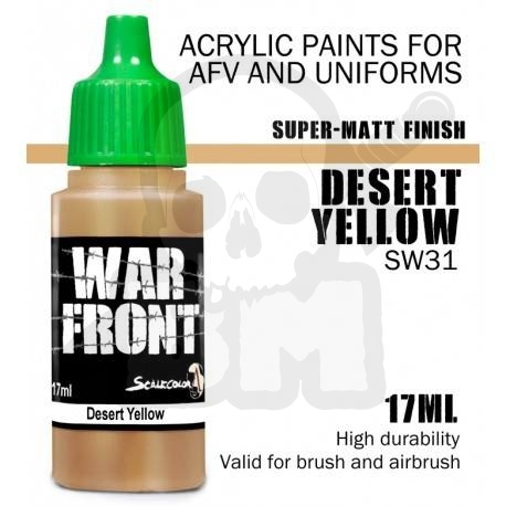 Scale 75: ScaleColor: WarFront - Desert Yellow - farba akrylowa 17 ml