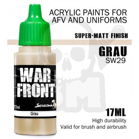 Scale 75: ScaleColor: WarFront - Grau - farba akrylowa 17 ml