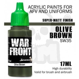 Scale 75: ScaleColor: WarFront - Olive Brown - farba akrylowa 17 ml