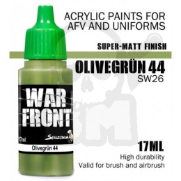 Scale 75: ScaleColor: WarFront - Olivegrun 44 - farba akrylowa 17 ml