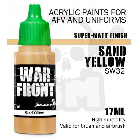 Scale 75: ScaleColor: WarFront - Sand Yellow - farba akrylowa 17 ml