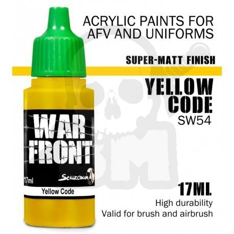Scale 75: ScaleColor: WarFront - Yellow Code - farba akrylowa 17 ml
