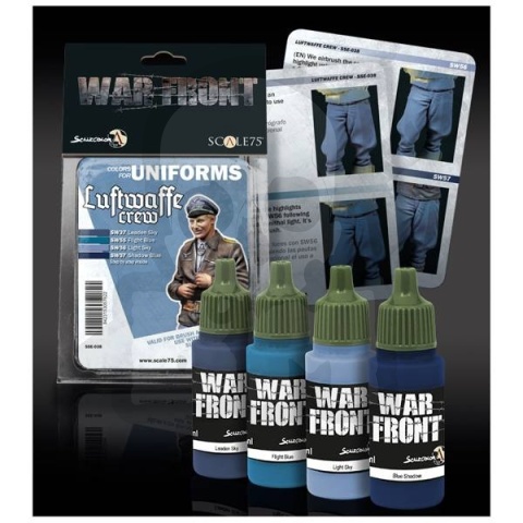Scale 75: Luftwaffe Crew Paint Set - zestaw 4 farb akrylowych