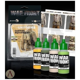 Scale 75: Canvas Equipment Paint Set - zestaw 4 farb akrylowych