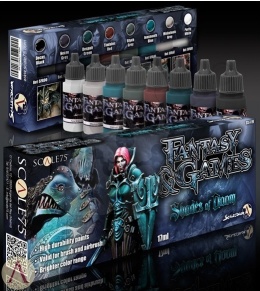 Scale75: Fantasy & Games - Paint Set - Shades of Doom 8 farb