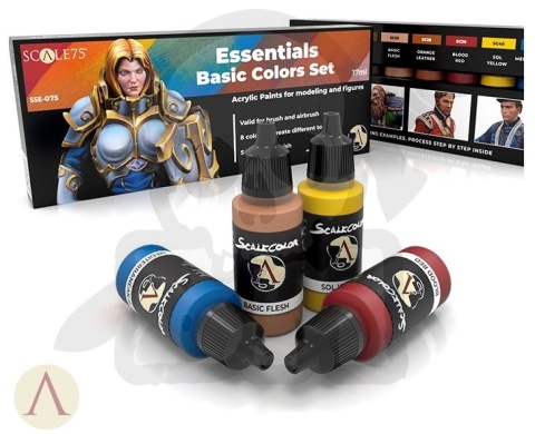 Scale75: Essentials Basic Colors Paint Set 8 farb akrylowych