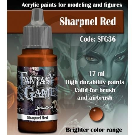 Scale75 - ScaleColor Fantasy & Games: Sharpnel Red 17ml