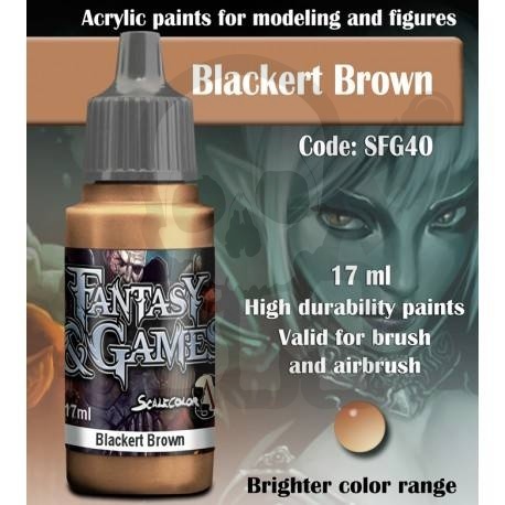 Scale75 - ScaleColor Fantasy & Games: Blackert Brown 17ml