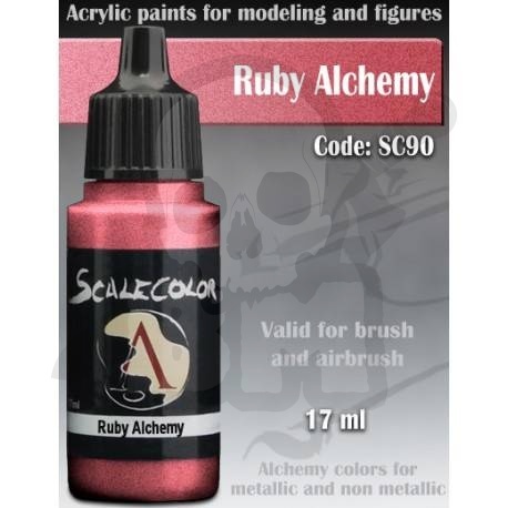Scale75 - ScaleColor: Ruby Alchemy 17ml farbka akrylowa metaliczna