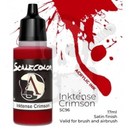 Scale75 - ScaleColor: Inktense Crimson 17ml tusz akrylowy