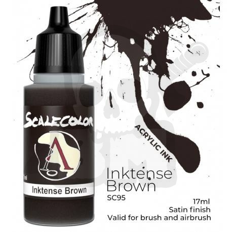 Scale75 - ScaleColor: Inktense Brown 17ml tusz akrylowy