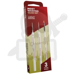 The Army Painter: Most Wanted Brush Set 3 pędzle