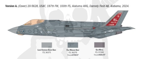 1:48 Lockheed Martin F-35A Lightning II - polskie kalkomanie Husarz