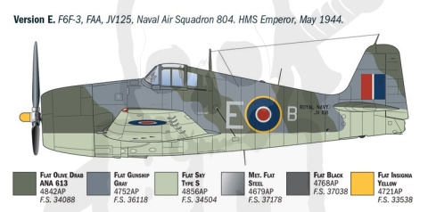 1:72 F6F-3/5 Hellcat - model amerykańskiego samolotu myśliwskiego