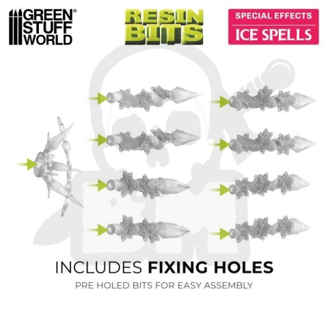 3D printed set Magic Effects Ice Spells 1:48-1:35