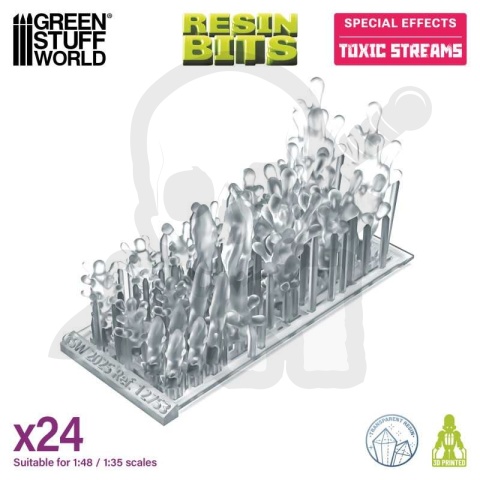 3D printed set Magic Effects Toxic Streams 1:48-1:35