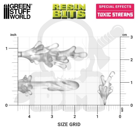3D printed set Magic Effects Toxic Streams 1:48-1:35