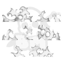 3D printed set Magic Effects Energy Waves 1:48-1:35