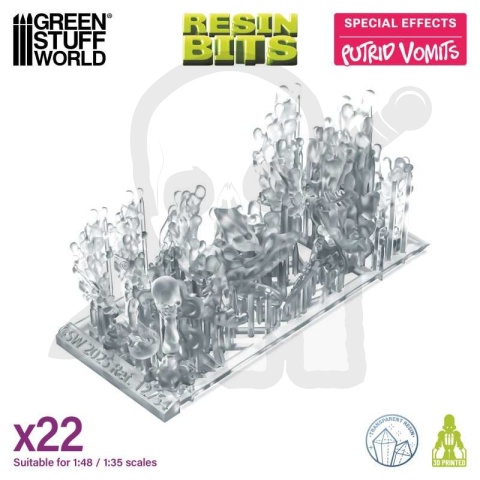 3D printed set Magic Effects Putrid Vomits 1:48-1:35