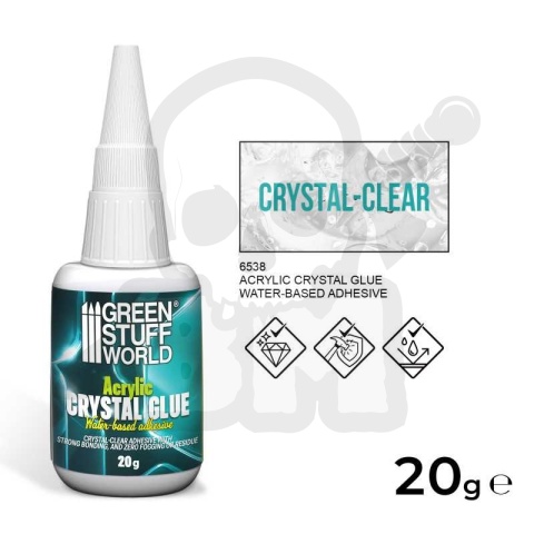 Green Stuff Acrylic Crystal Glue 20g - przezroczysty klej akrylowy