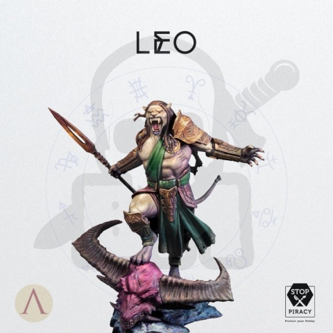 Scale 75: Figurka Zodiak Leo w skali 1:24 - żywica 75 mm