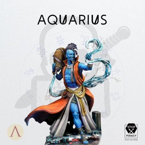 Scale 75: Figurka Zodiak Aquarius w skali 1:24 - żywica 75 mm