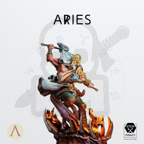 Scale 75: Figurka Zodiak Aries w skali 1:35 - żywica