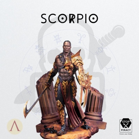 Scale 75: Figurka Zodiak Scorpio w skali 1:35 - żywica