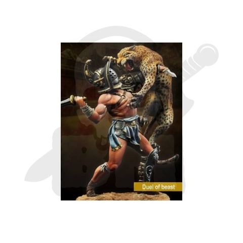 Scale 75: Figurka w skali 1:24 - Duel of Beast gladiator - metal