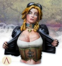 Scale 75: Popiersie w skali 1:12 Steampunkowa motocyklistka Sarah Kilmister