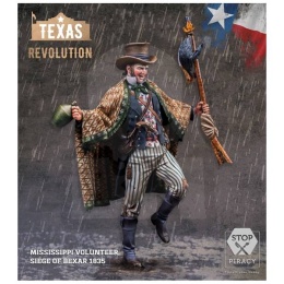 Scale 75: Figurka w skali 1:24 - Mississipi Volunteer Siege Of Béxar 1835