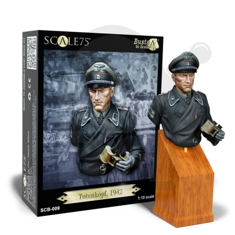 Scale 75: Popiersie oficera w skali 1:10 - Totenkopf, 1942 Bust