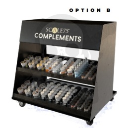 Scale 75: RACK + OPTION B - stojak z chemią