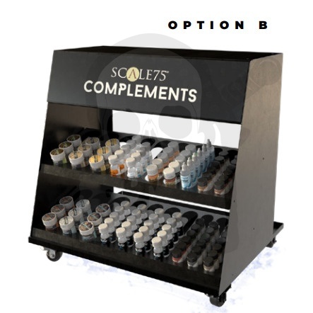 Scale 75: RACK + OPTION B - stojak z chemią