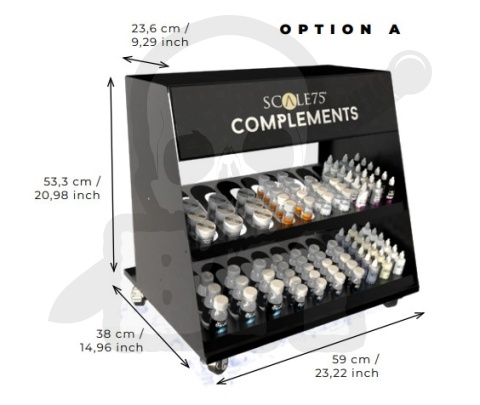 Scale 75: RACK + OPTION A - stojak z chemią