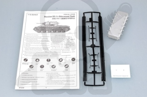 Trumpeter 07230 KV-1 s Ekhranami Tank 1:72