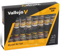 Vallejo 71208 Zestaw 16 farb Model Air German WWII Europe & Africa
