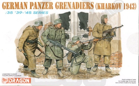 1:35 German Combat Unit Normandy 1944 - Waffen SS w Normadii