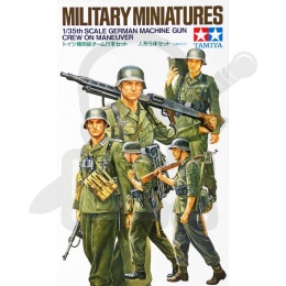 1:35 Tamiya 35184 German Machine Gun Crew On Maneuver - 5 żołnierzy