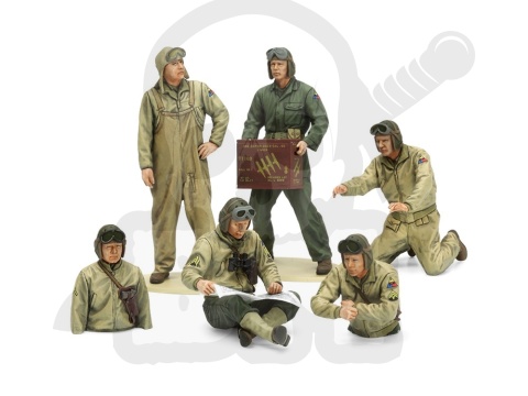 1:35 Tamiya 35347 US Tank Crew Set - European Theater - 6 żołnierzy