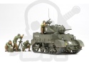 1:35 Tamiya 35313 US Light Tank M5A1 - Pursuit Operation w/4 Figures